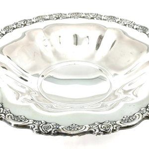 Vintage Table Center, Fruit Bowl, Silver Plate, Oneida Tableware